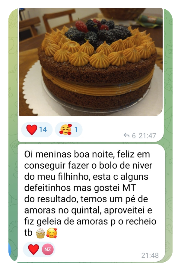 Print de depoimento de aluna 14